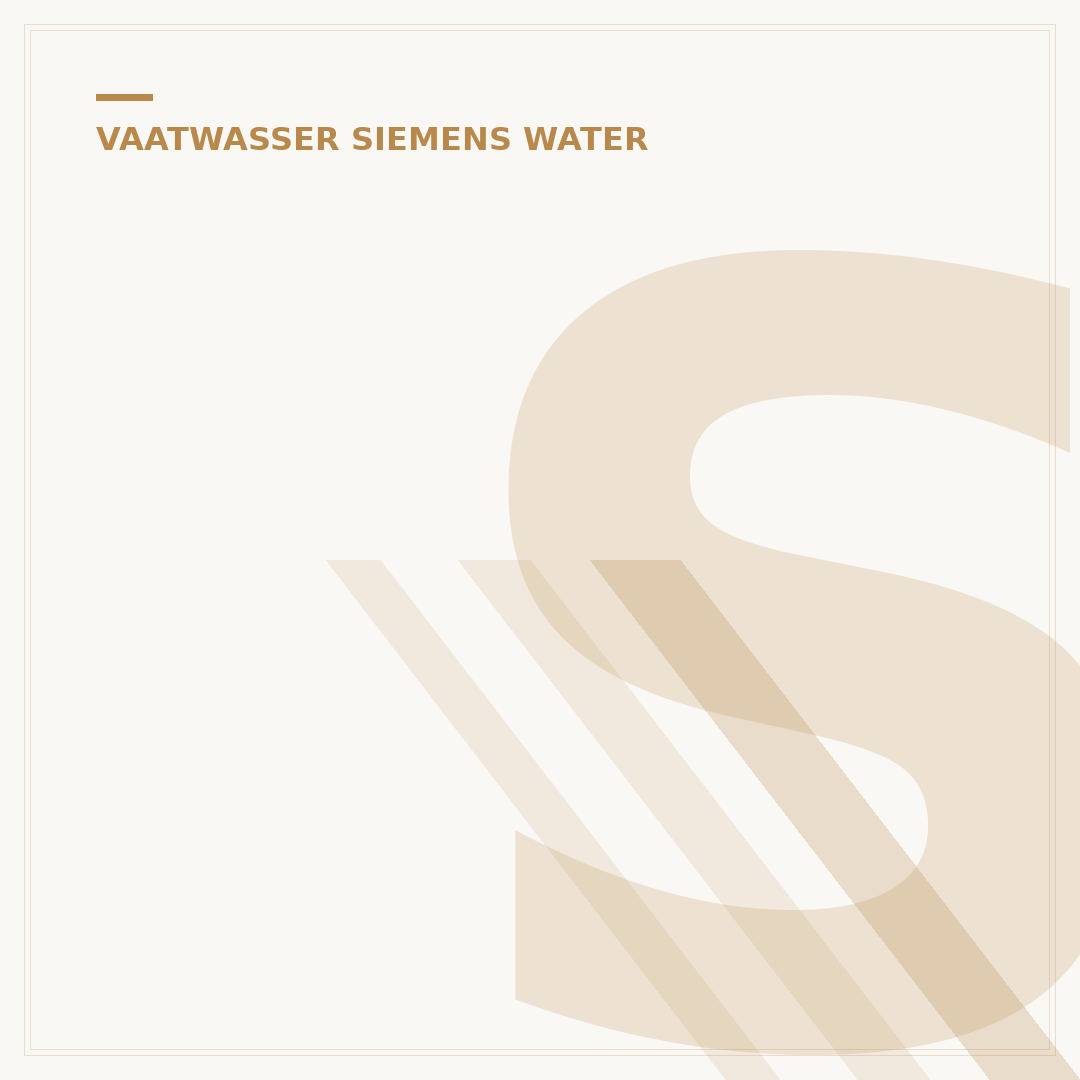 Siemens Vaatwasser Pakt Geen Water: 7 Oorzaken & Oplossingen Lokaal