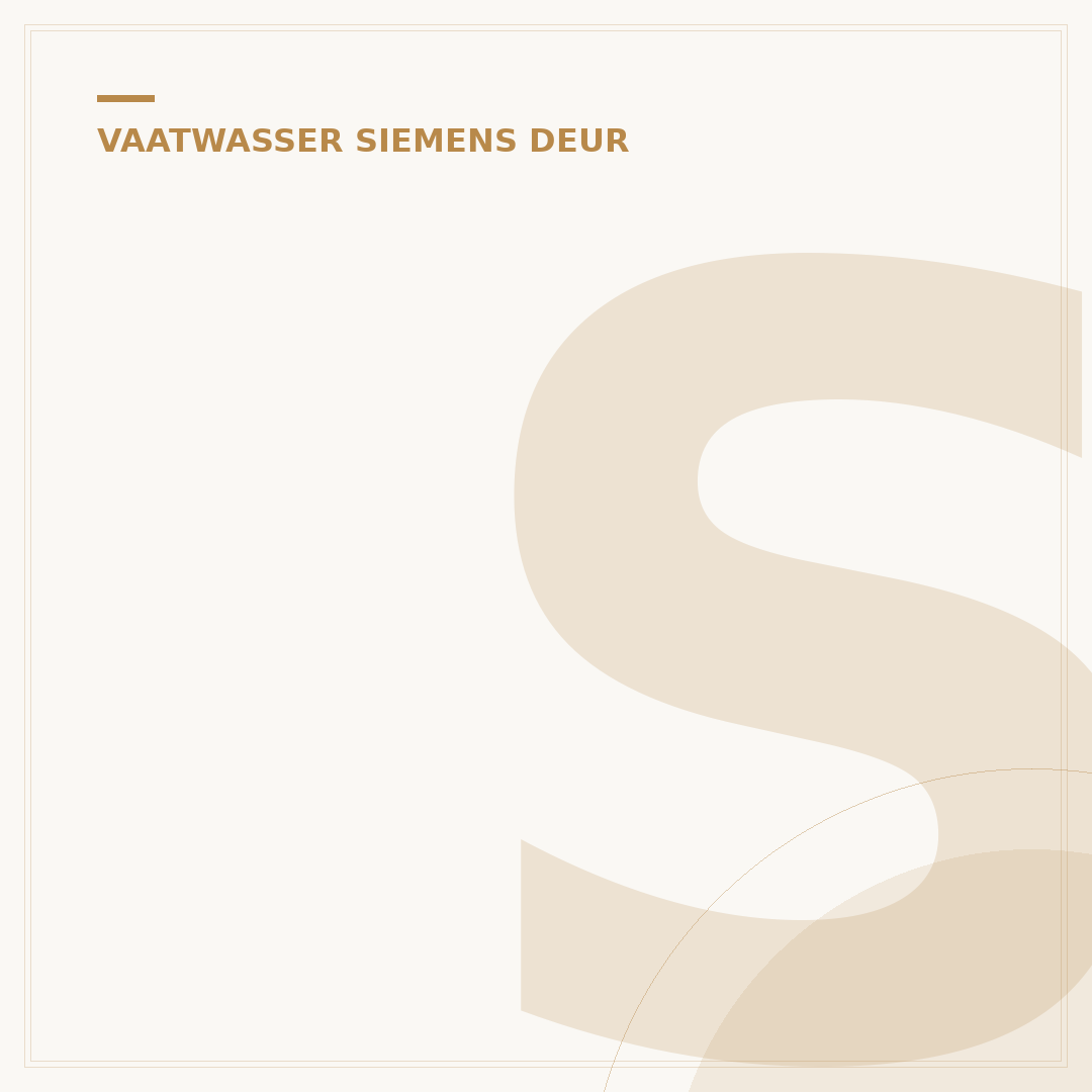 Siemens Vaatwasser Pompt Met Deur Open: 4 Oorzaken & Oplossingen