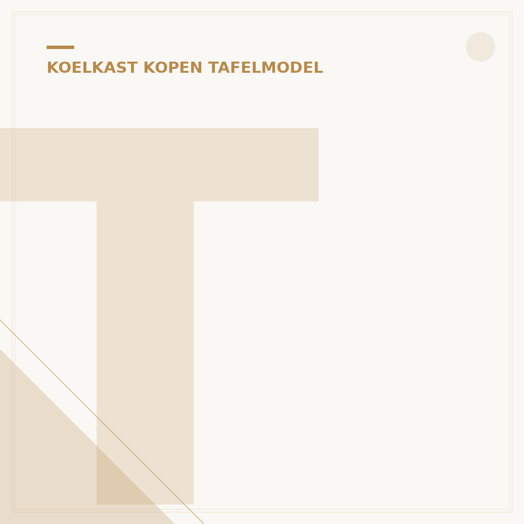 Tweedehands Tafelmodel Koelkast: 5 Slimme Koop Tips