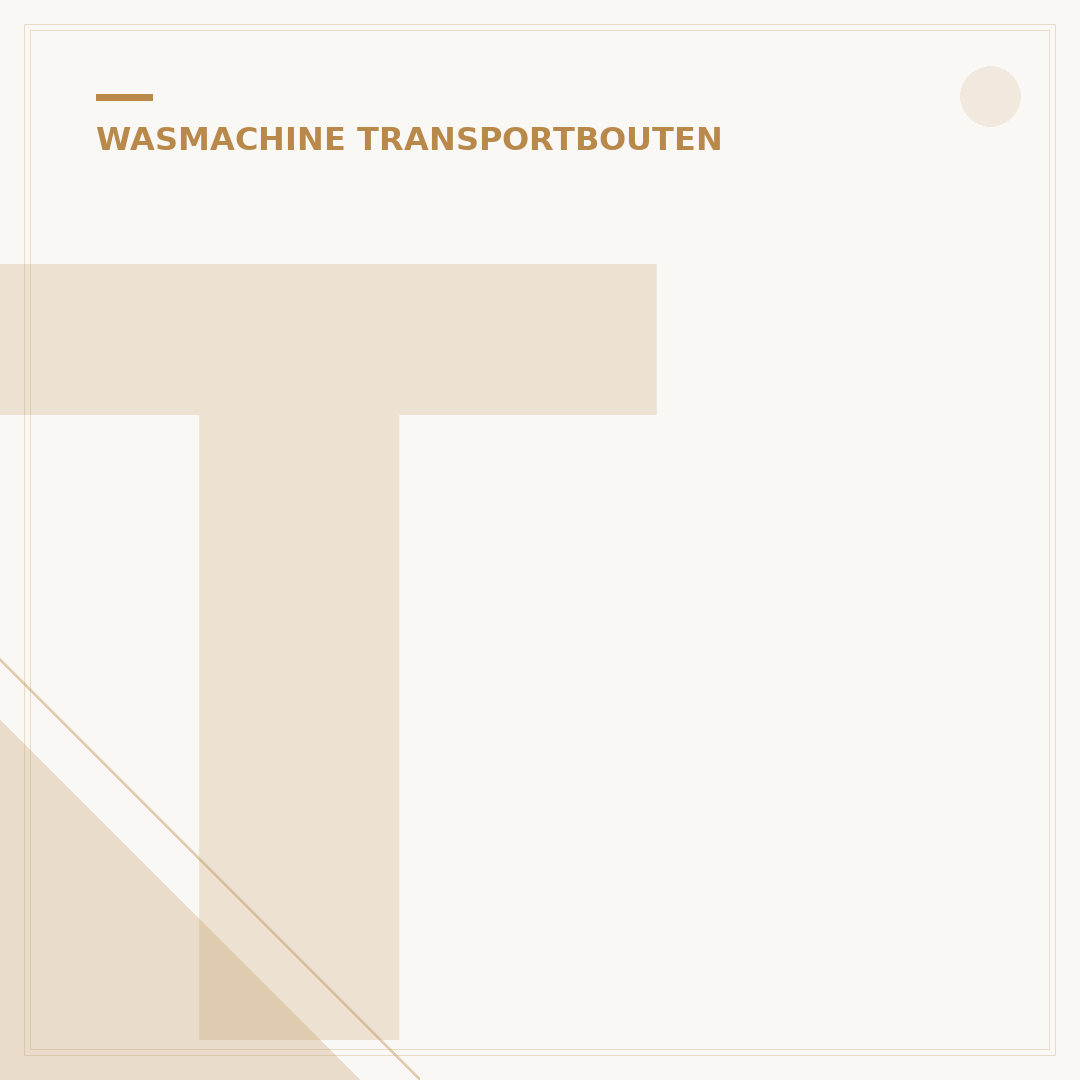Transportbouten Wasmachine Kwijt? 5 Snelle Oplossingen Gevonden