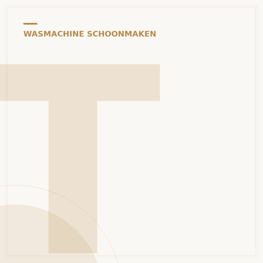 Trommelreiniging Wasmachine: 5 Essentiële Stappen voor een Frisse Was