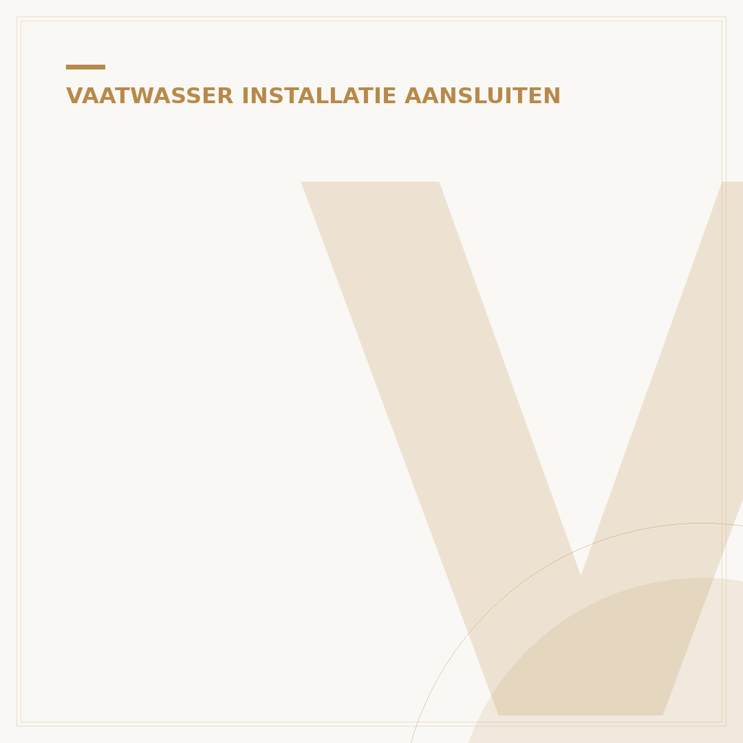 Vaatwasser aansluiten op waterleiding: 5 Stappen voor een Zekere Installatie