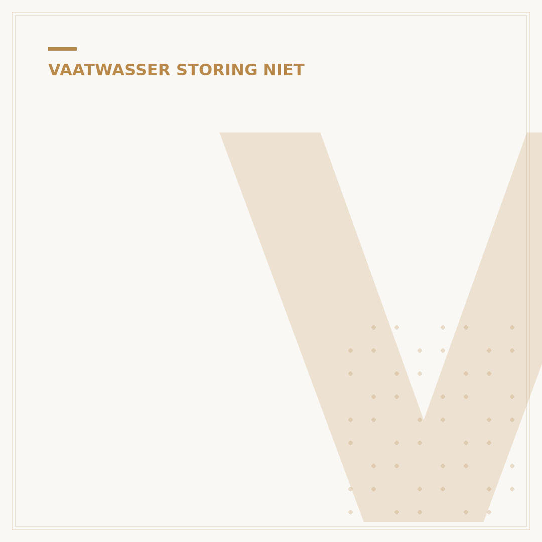 Vaatwasser Gaat Niet Aan? 5 Lokale Oplossingen voor U