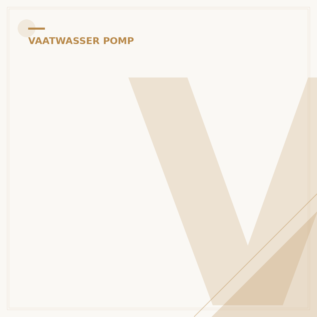 Vaatwasser Pomp Vervangen: 5 Stappen & Kosten