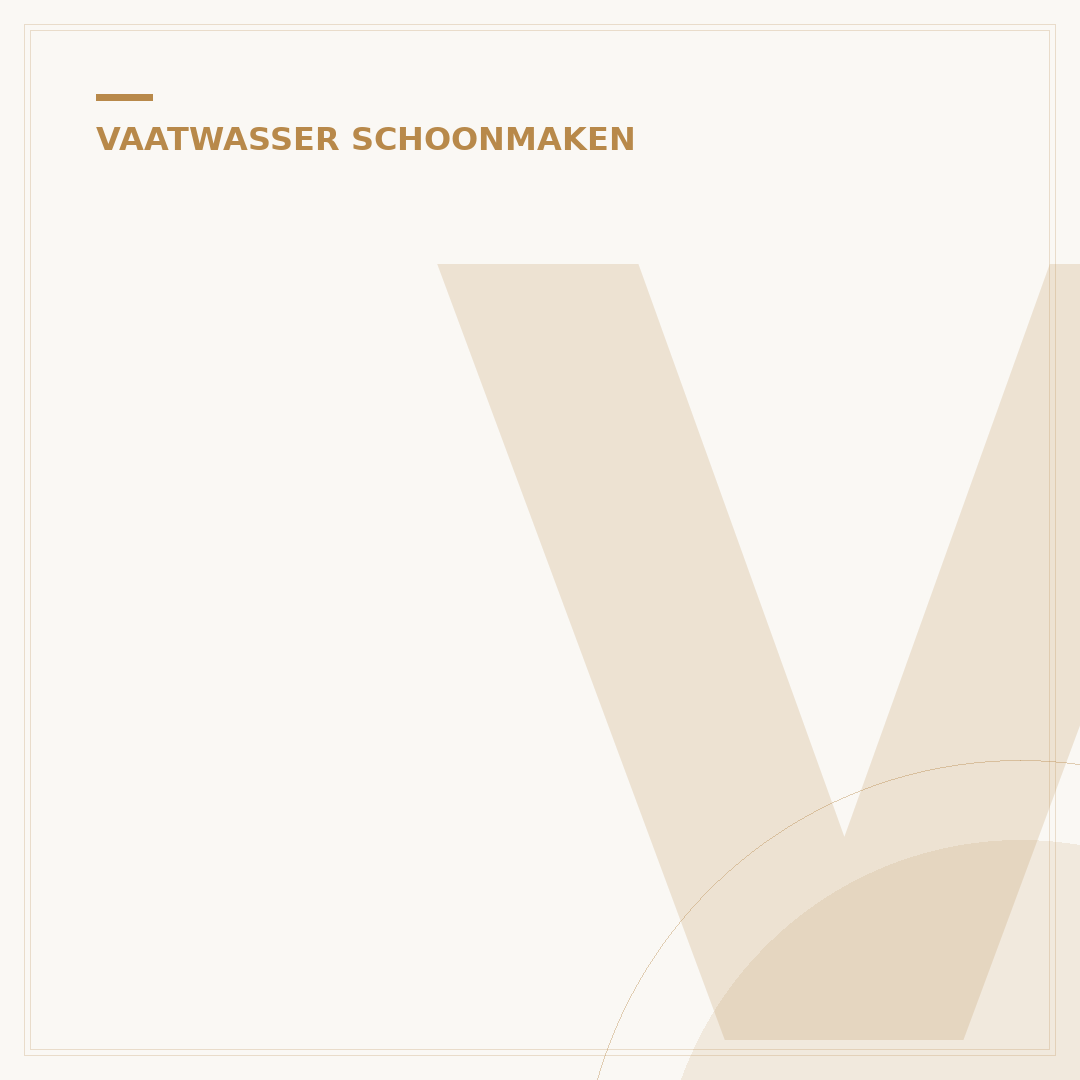 Vaatwasser Reinigen: 5 Stappen Voor Een Schone Machine