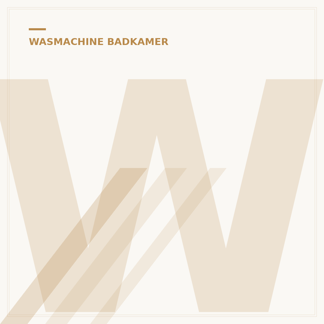 Wasmachine in Badkamer: 5 Cruciale Checkpunten