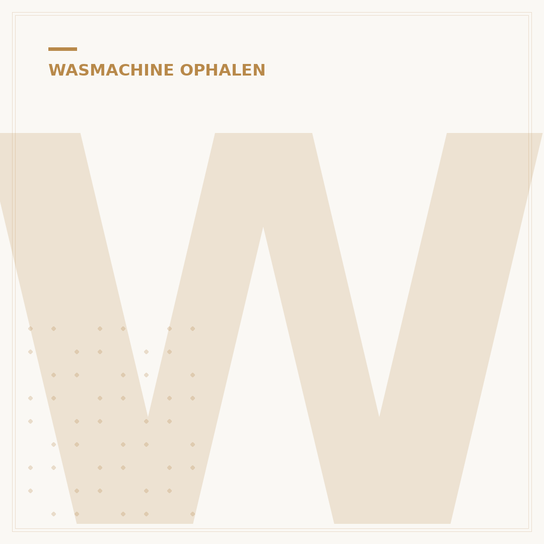 Wasmachine Ophalen: 5 Slimme Tips voor Snellere Verwijdering