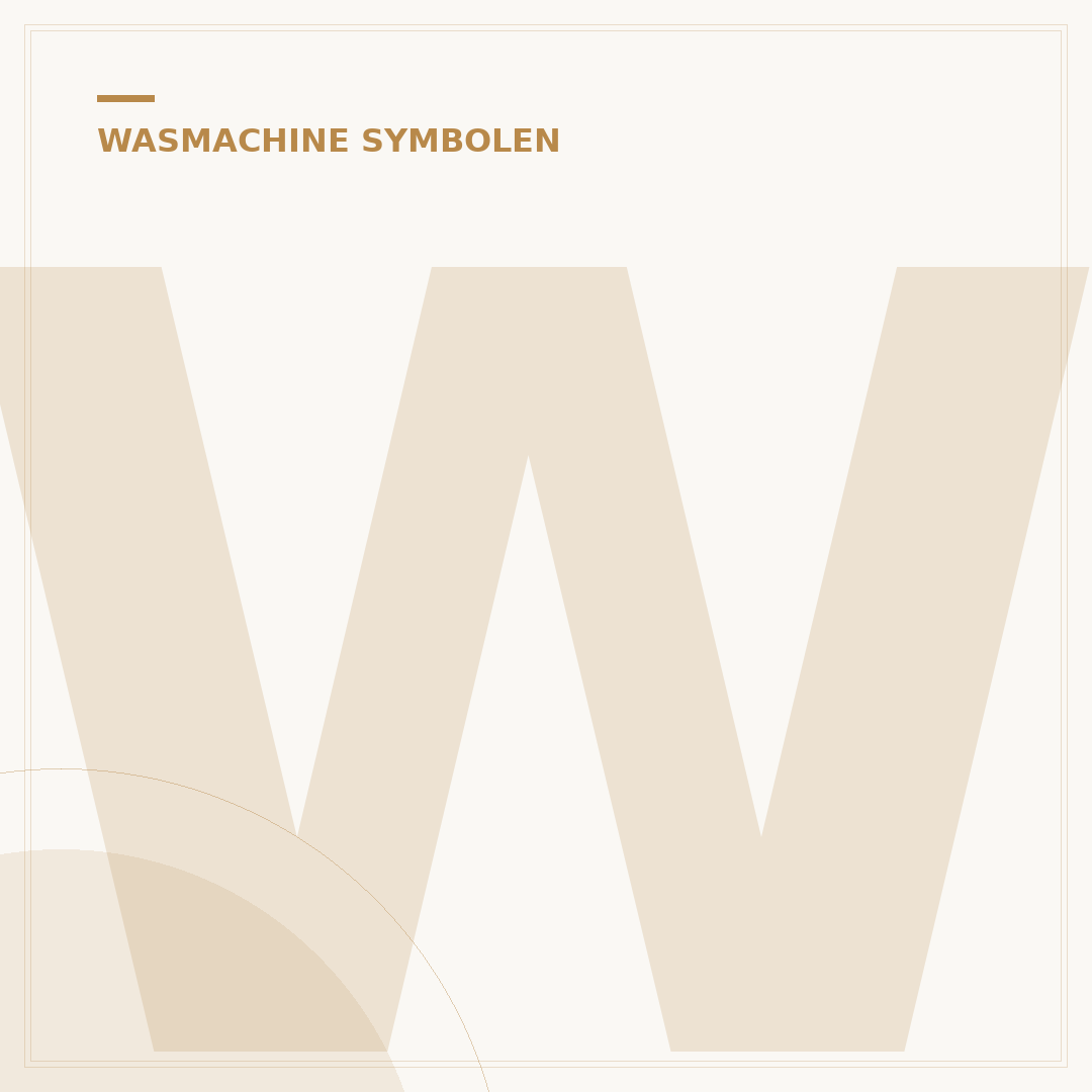 Wasmachine Programma Symbolen: Gids voor Thuisgebruik