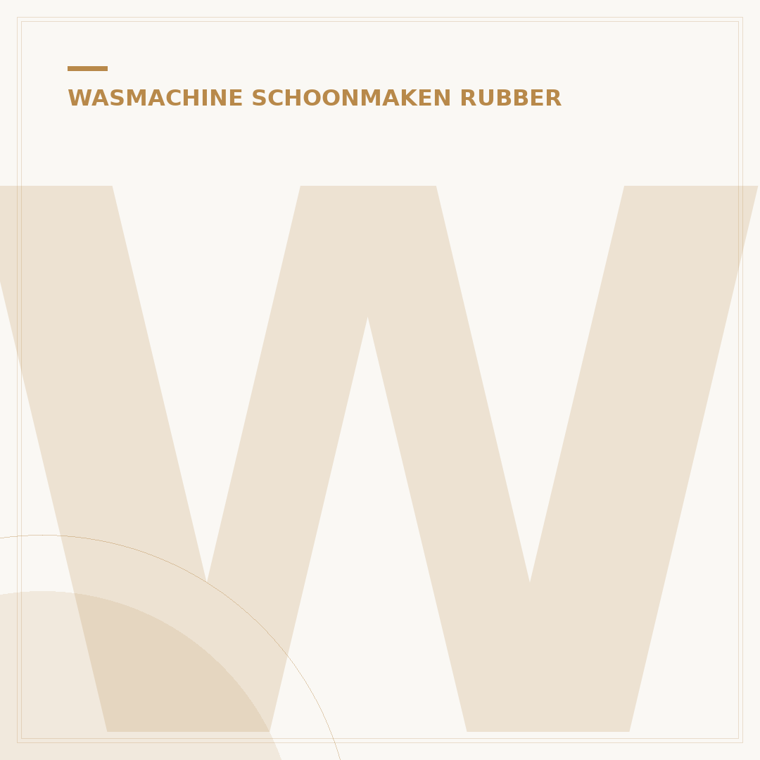 Wasmachine Rubber Schoonmaken: 5 Tips voor een Geurloze Trommel