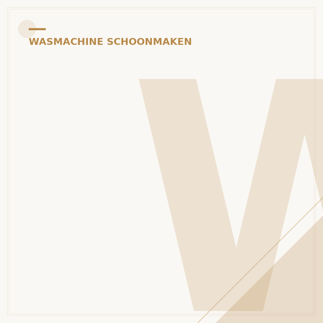 Wasmachine Rubberrand Schoonmaken: 5 Simpele Stappen voor een Fris Resultaat