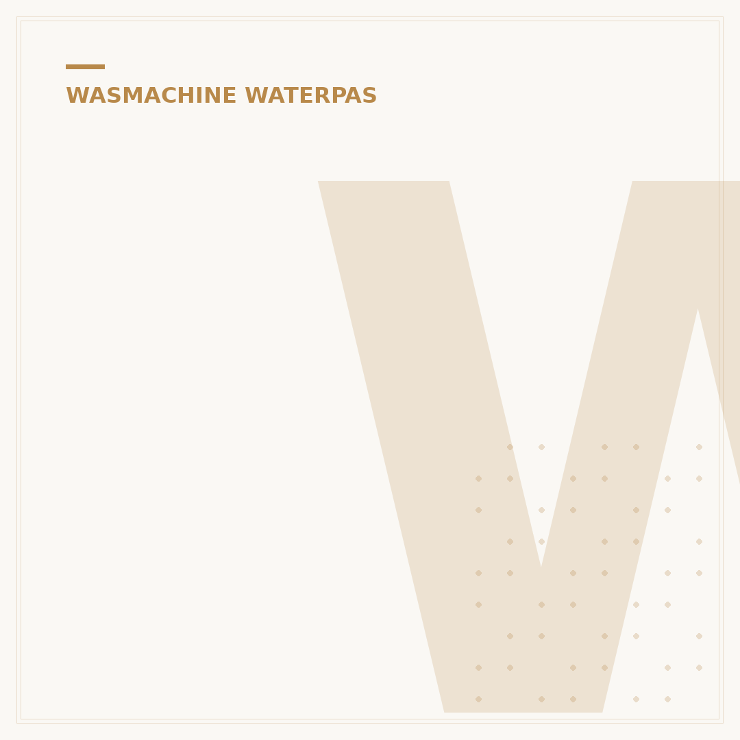 Wasmachine Waterpas Zetten: 5 Stappen voor Stabiele Prestaties