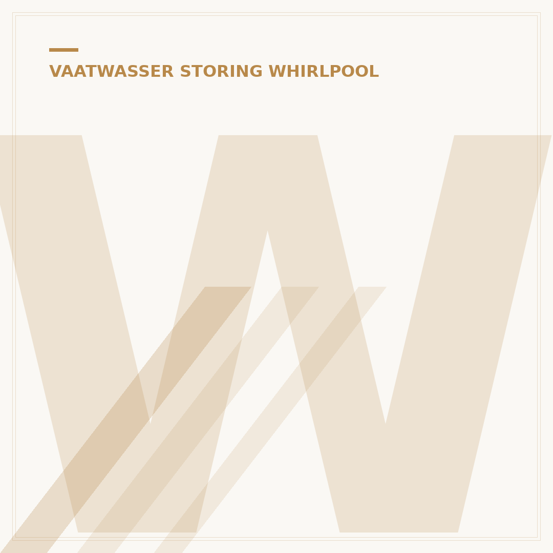 Whirlpool Vaatwasser Storing F4: Snelle Oplossingen & Tips
