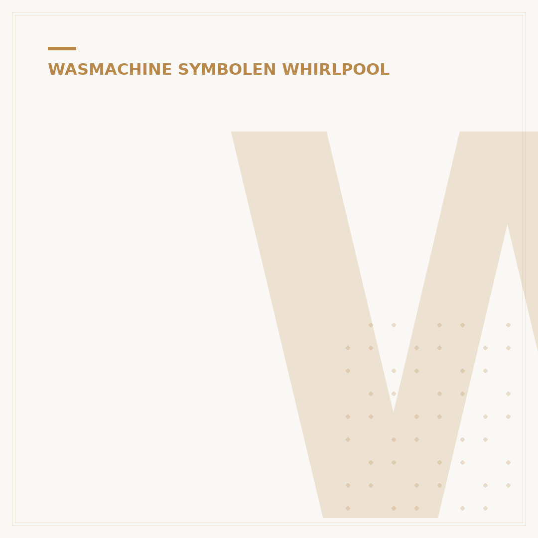 Whirlpool Wasmachine Foutmelding Symbool: Oplossingen & Gids