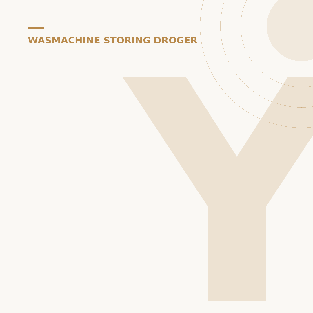 Y-Stuk Wasmachine Droger: Installatie & Plaatsing Gids